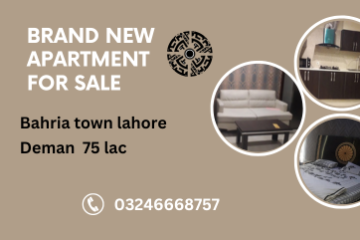 Brand new Apartment for sale in bahria town lahore